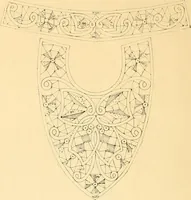An illustration from Medici lace and the art of making it (1908)