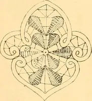 An illustration from Medici lace and the art of making it (1908)
