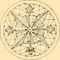 An illustration from Medici lace and the art of making it (1908)