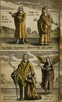 An illustration from Medicina practica, or, Practical physick : containing the way of curing the more eminent and usual diseases happening to humane bodies ... : whereunto is annexed, 1. The preparation of the praecipiolum of Paracelsus; 2. The key of Helmont and Lully; 3. The opening of Sol and Luna (1692)