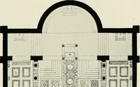 An illustration from Medieval architecture, its origins and development, with lists of monuments and bibliographies (1912)