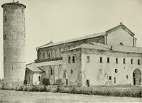 An illustration from Medieval architecture, its origins and development, with lists of monuments and bibliographies (1912)