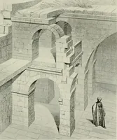 An illustration from Medieval architecture, its origins and development, with lists of monuments and bibliographies (1912)