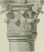 An illustration from Medieval architecture, its origins and development, with lists of monuments and bibliographies (1912)
