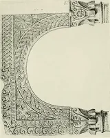 An illustration from Medieval architecture, its origins and development, with lists of monuments and bibliographies (1912)