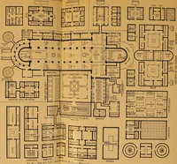 An illustration from Medieval architecture, its origins and development, with lists of monuments and bibliographies (1912)