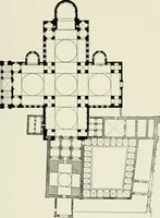An illustration from Medieval architecture, its origins and development, with lists of monuments and bibliographies (1912)