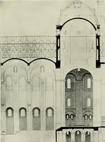 An illustration from Medieval architecture, its origins and development, with lists of monuments and bibliographies (1912)