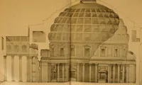 An illustration from Medieval architecture, its origins and development, with lists of monuments and bibliographies (1912)