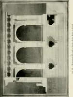An illustration from Medieval architecture, its origins and development, with lists of monuments and bibliographies (1912)