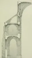 An illustration from Medieval architecture, its origins and development, with lists of monuments and bibliographies (1912)
