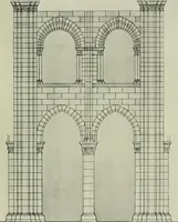 An illustration from Medieval architecture, its origins and development, with lists of monuments and bibliographies (1912)