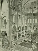 An illustration from Medieval architecture, its origins and development, with lists of monuments and bibliographies (1912)
