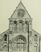 An illustration from Medieval architecture, its origins and development, with lists of monuments and bibliographies (1912)