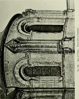 An illustration from Medieval architecture, its origins and development, with lists of monuments and bibliographies (1912)