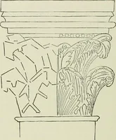 An illustration from Medieval architecture, its origins and development, with lists of monuments and bibliographies (1912)