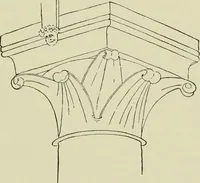 An illustration from Medieval architecture, its origins and development, with lists of monuments and bibliographies (1912)