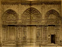 An illustration from Medieval architecture, its origins and development, with lists of monuments and bibliographies (1912)
