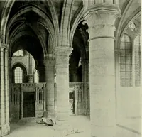 An illustration from Medieval architecture, its origins and development, with lists of monuments and bibliographies (1912)