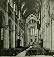 An illustration from Medieval architecture, its origins and development, with lists of monuments and bibliographies (1912)