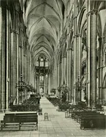 An illustration from Medieval architecture, its origins and development, with lists of monuments and bibliographies (1912)