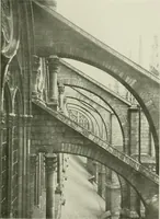 An illustration from Medieval architecture, its origins and development, with lists of monuments and bibliographies (1912)