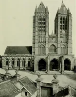 An illustration from Medieval architecture, its origins and development, with lists of monuments and bibliographies (1912)