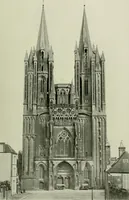 An illustration from Medieval architecture, its origins and development, with lists of monuments and bibliographies (1912)
