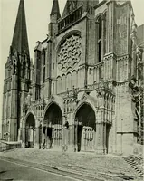 An illustration from Medieval architecture, its origins and development, with lists of monuments and bibliographies (1912)