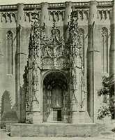 An illustration from Medieval architecture, its origins and development, with lists of monuments and bibliographies (1912)