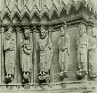 An illustration from Medieval architecture, its origins and development, with lists of monuments and bibliographies (1912)