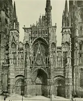 An illustration from Medieval architecture, its origins and development, with lists of monuments and bibliographies (1912)