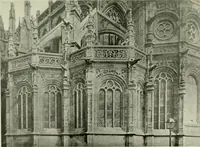 An illustration from Medieval architecture, its origins and development, with lists of monuments and bibliographies (1912)