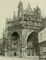 An illustration from Medieval architecture, its origins and development, with lists of monuments and bibliographies (1912)
