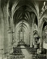 An illustration from Medieval architecture, its origins and development, with lists of monuments and bibliographies (1912)