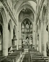 An illustration from Medieval architecture, its origins and development, with lists of monuments and bibliographies (1912)