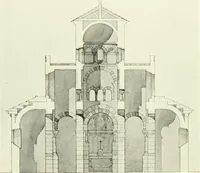 Picture 111 of 184 from Medieval architecture, its origins and development, with lists of monuments and bibliographies (1909), leaf 306