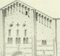 Picture 132 of 184 from Medieval architecture, its origins and development, with lists of monuments and bibliographies (1909), leaf 398