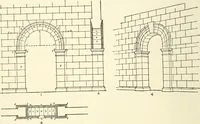 An illustration from Medieval architecture, its origins and development, with lists of monuments and bibliographies (1909)