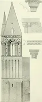 Picture 163 of 184 from Medieval architecture, its origins and development, with lists of monuments and bibliographies (1909), leaf 496