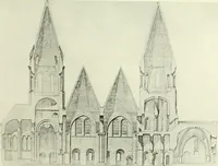 Picture 183 of 184 from Medieval architecture, its origins and development, with lists of monuments and bibliographies (1909), leaf 544