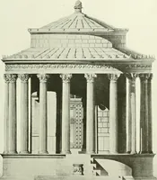 Picture 42 of 184 from Medieval architecture, its origins and development, with lists of monuments and bibliographies (1909), leaf 94