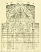 An illustration from Medieval architecture, its origins and development, with lists of monuments and bibliographies (1909)