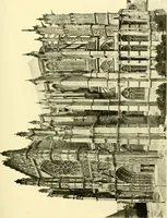 An illustration from Medieval architecture, its origins and development, with lists of monuments and bibliographies (1909)