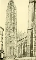 An illustration from Medieval architecture, its origins and development, with lists of monuments and bibliographies (1909)