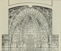 An illustration from Medieval architecture; its origins and development : with lists of monuments and bibliographies (1909)