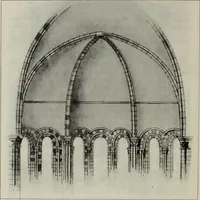 An illustration from Medieval architecture; its origins and development : with lists of monuments and bibliographies (1909)