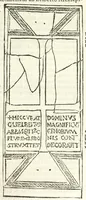 An illustration from Mediolanenses antiquitates ex urbis paroecijs collectae : ichnographicis ispsarum tabulis, recentibus rerum memorijs, varijs ecclesiasticis ritibus auctę et illustratę (1625)
