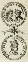 Picture 25 of 31 from Mediolanenses antiquitates ex urbis paroecijs collectae : ichnographicis ispsarum tabulis, recentibus rerum memorijs, varijs ecclesiasticis ritibus auctę et illustratę (1625), leaf 270