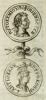 An illustration from Mediolanenses antiquitates ex urbis paroecijs collectae : ichnographicis ispsarum tabulis, recentibus rerum memorijs, varijs ecclesiasticis ritibus auctę et illustratę (1625)